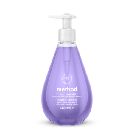 Method Gel Personal Soaps, French Lavender, Pump Bottle, 6 PK MTH00031